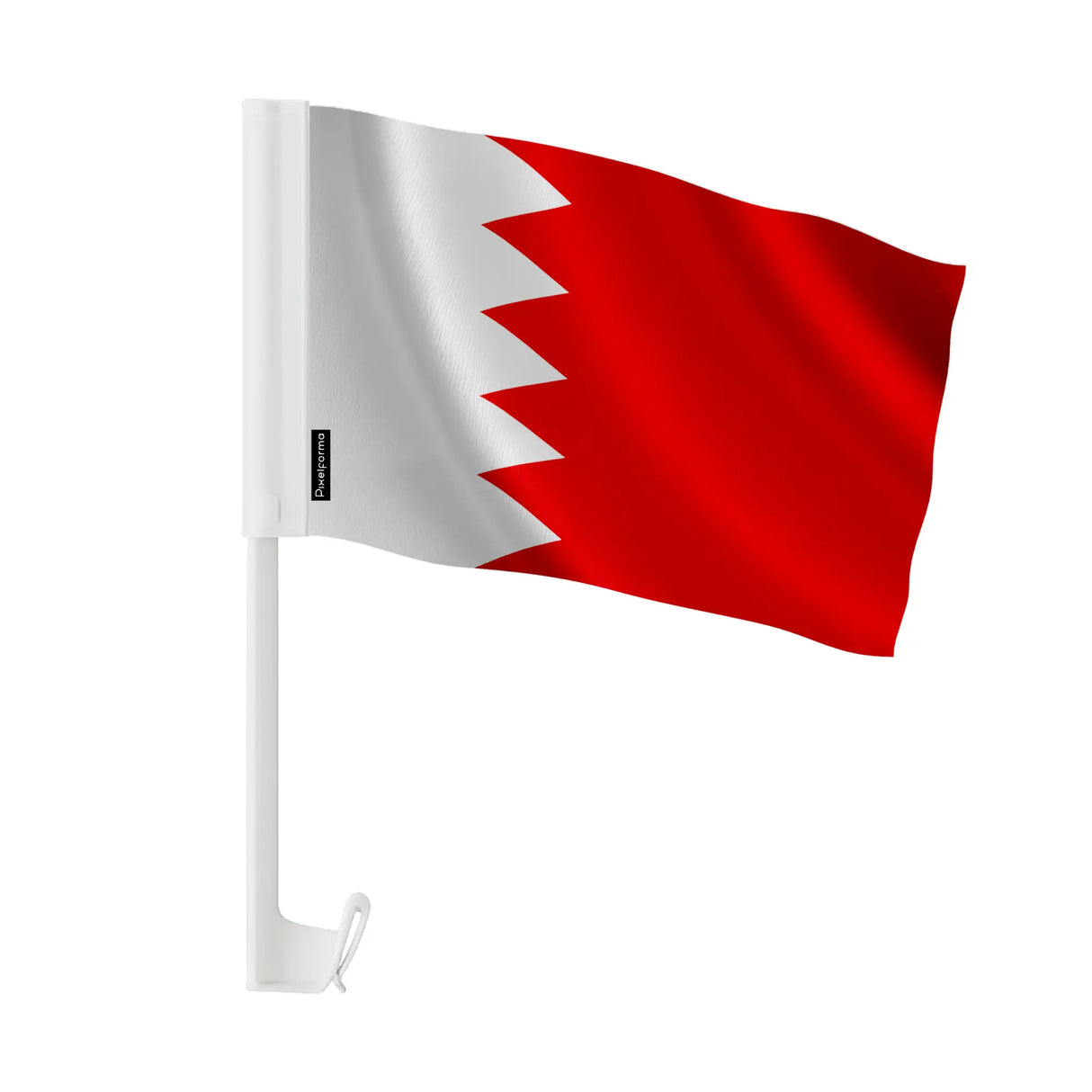 Drapeau voiture bahreïn polyester fixation fenêtre durable