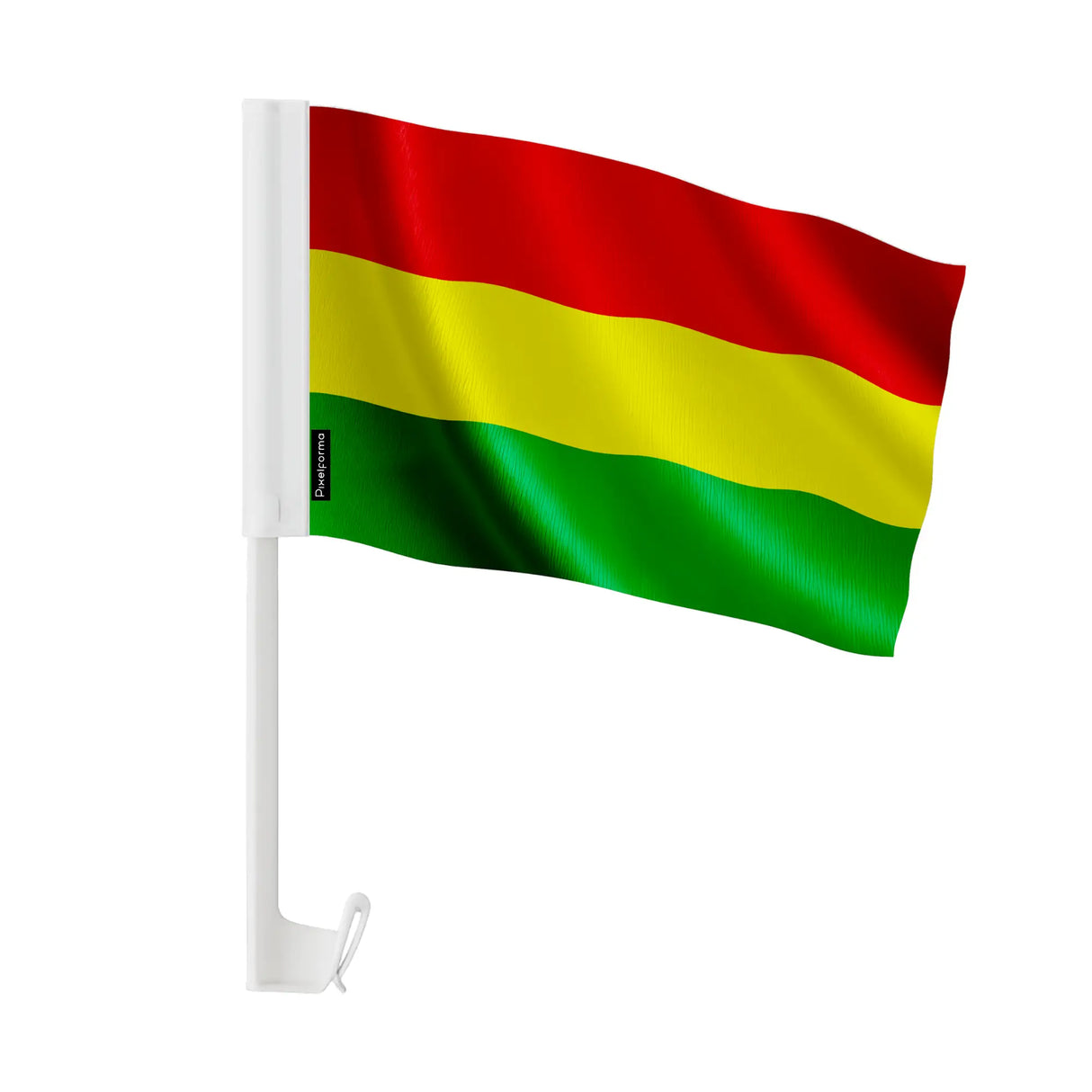 Drapeau voiture bolivie polyester fixation fenêtre extérieur