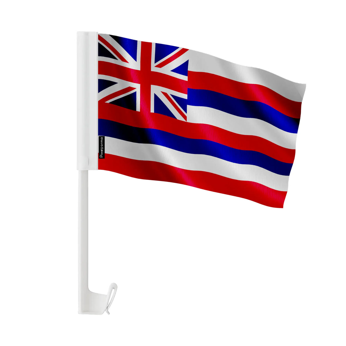 Drapeau voiture hawaï polyester fixation fenêtre solide