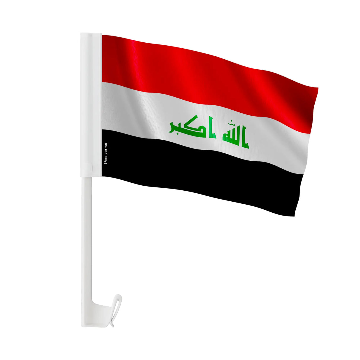 Drapeau voiture irak polyester fixation fenêtre résistante