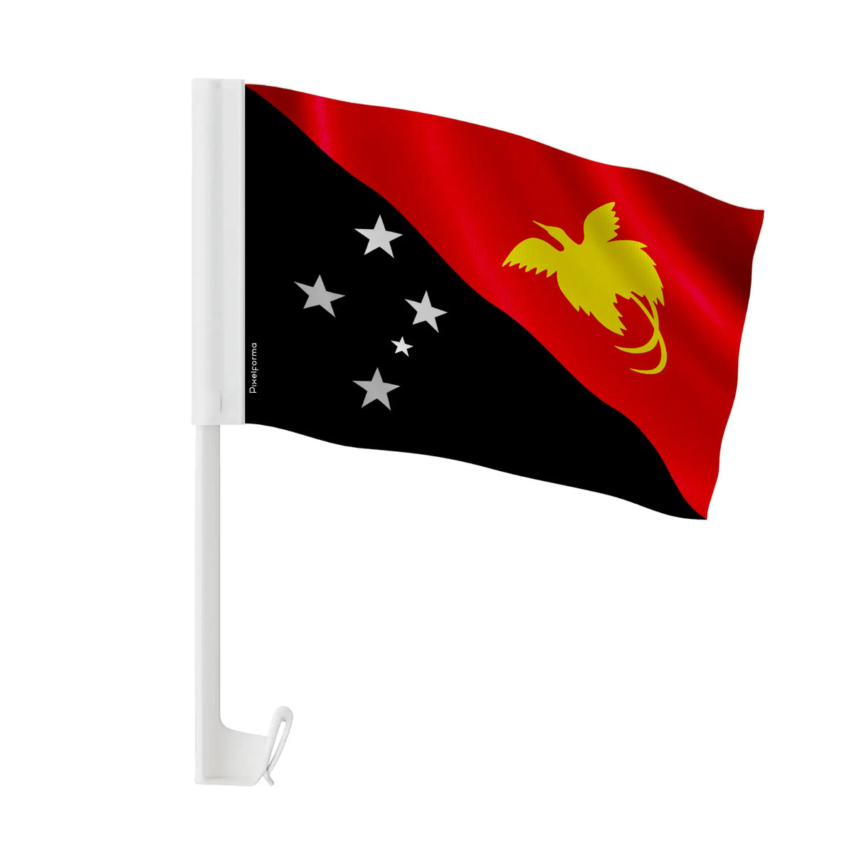 Drapeau voiture papouasie-nouvelle-guinée polyester fenêtre