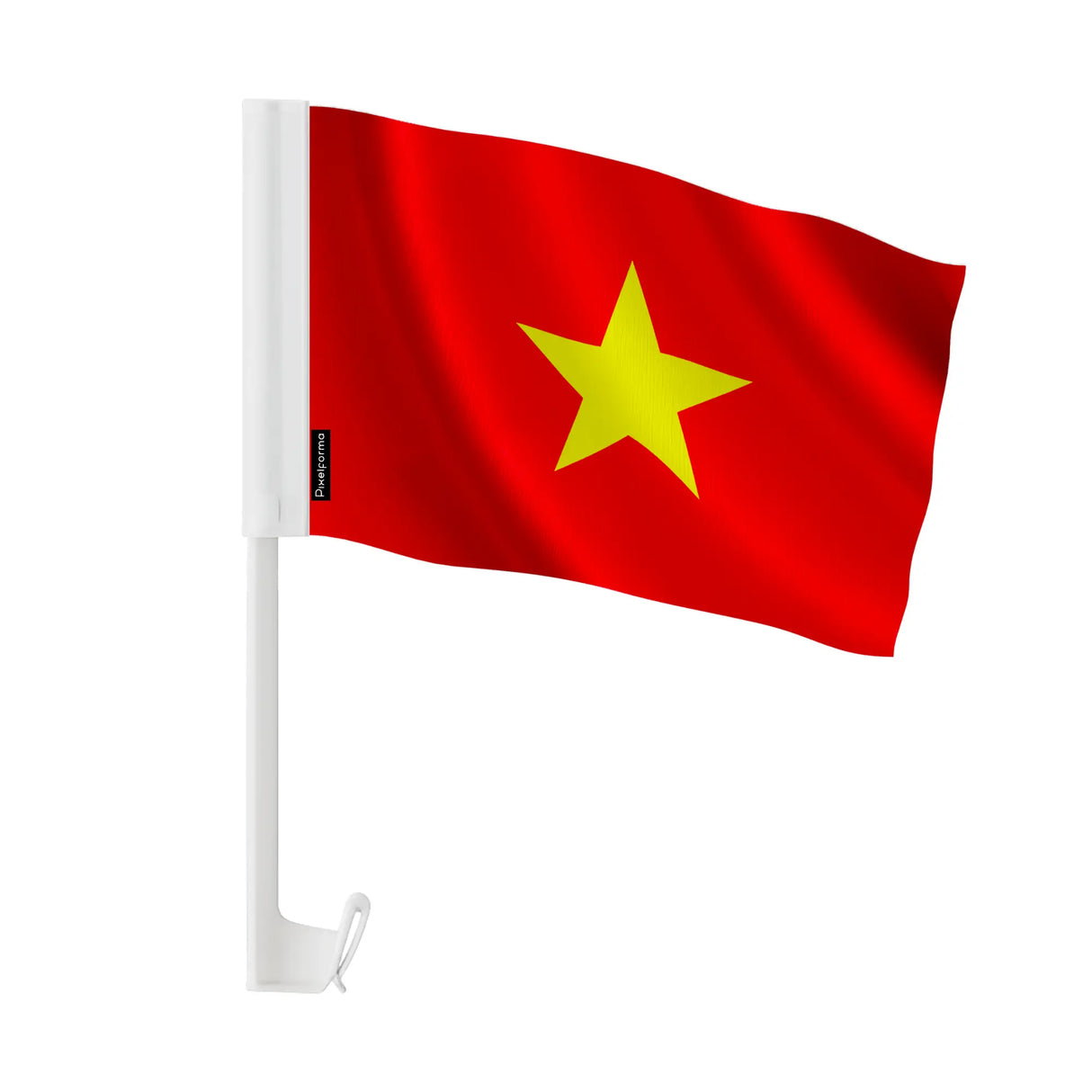Drapeau voiture viêt nam en polyester fixation fenêtre