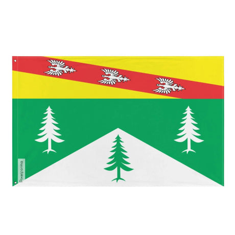 Drapeau vosges polyester résistant avec œillets à gauche