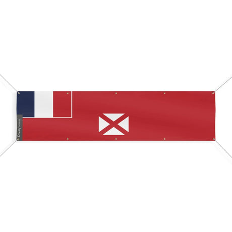 Drapeau wallis-et-futuna polyester résistant œillets robustes