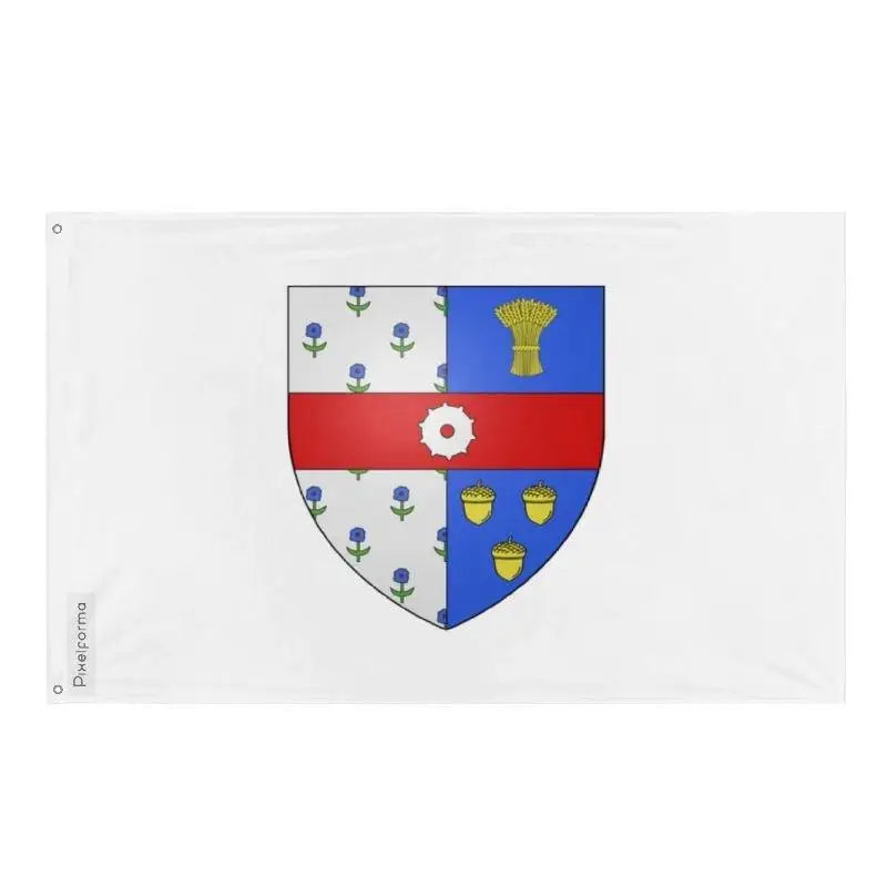 Drapeau warwick polyester résistant avec œillets à gauche