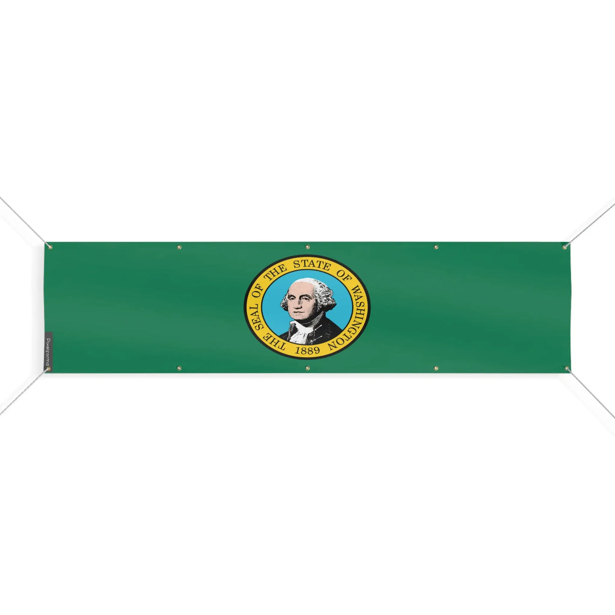 Drapeau washington polyester résistant pour extérieur