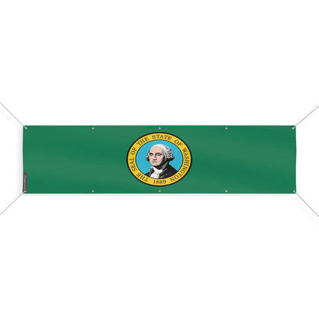 Drapeau washington polyester résistant pour extérieur