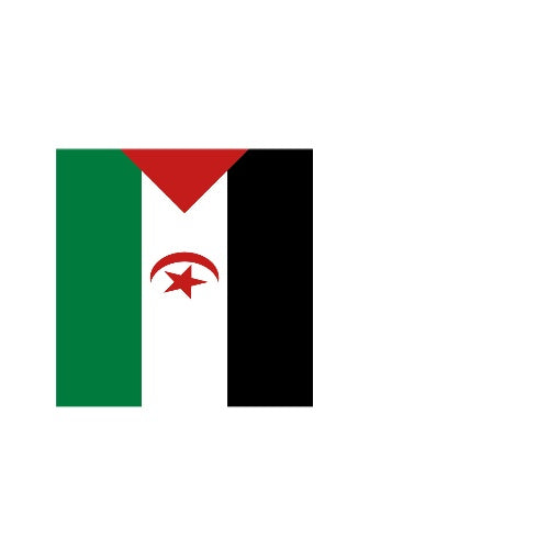 Fanion Table Drapeau Sahara Occidental en Polyester