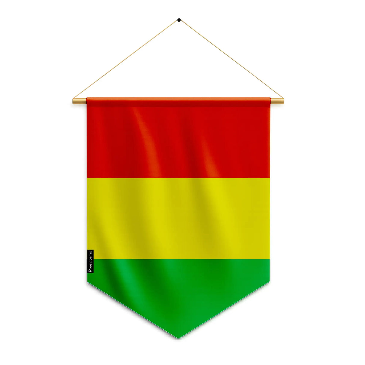 Fanion bolivie en polyester durable couleurs éclatantes