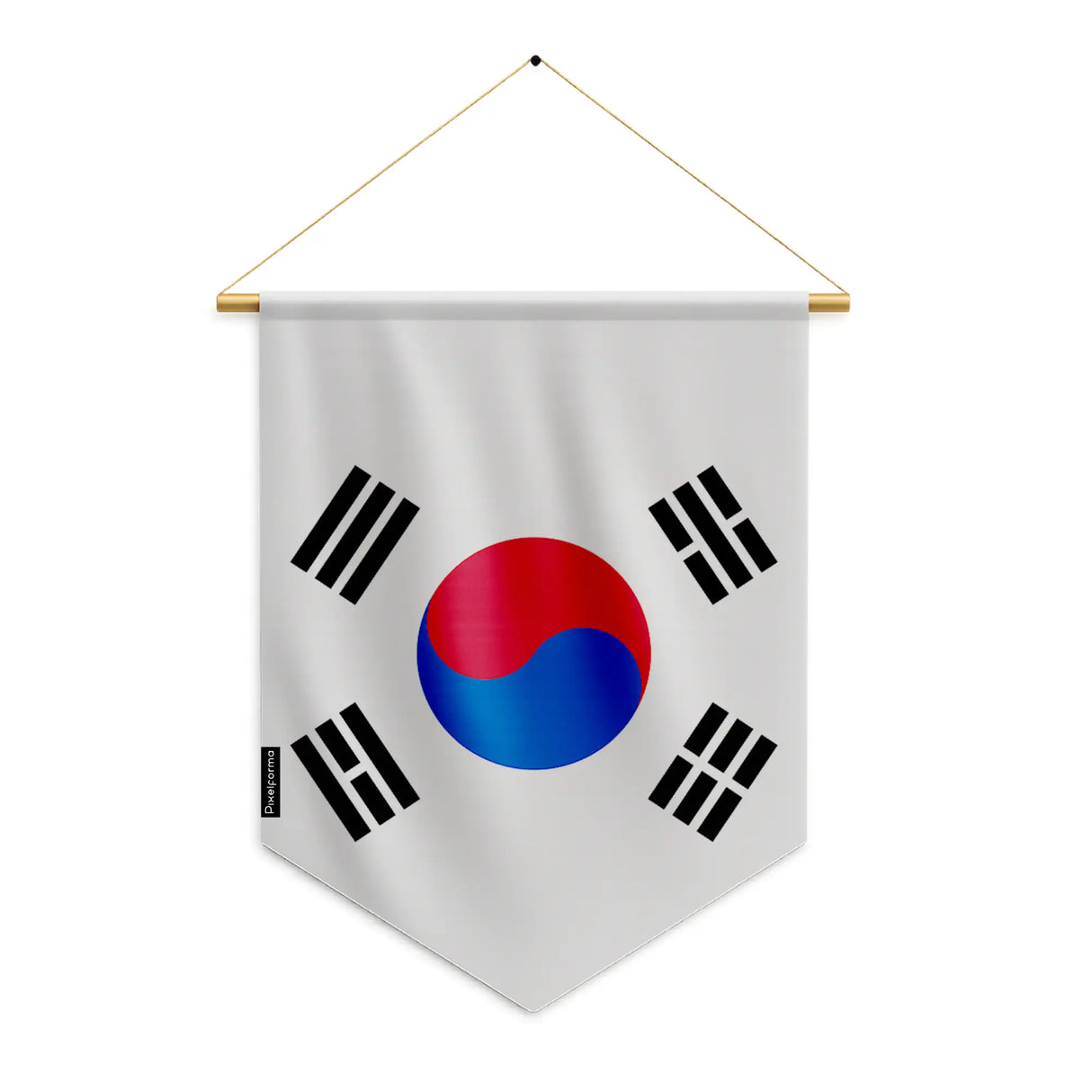 Fanion corée du sud polyester à suspendre qualité supérieure