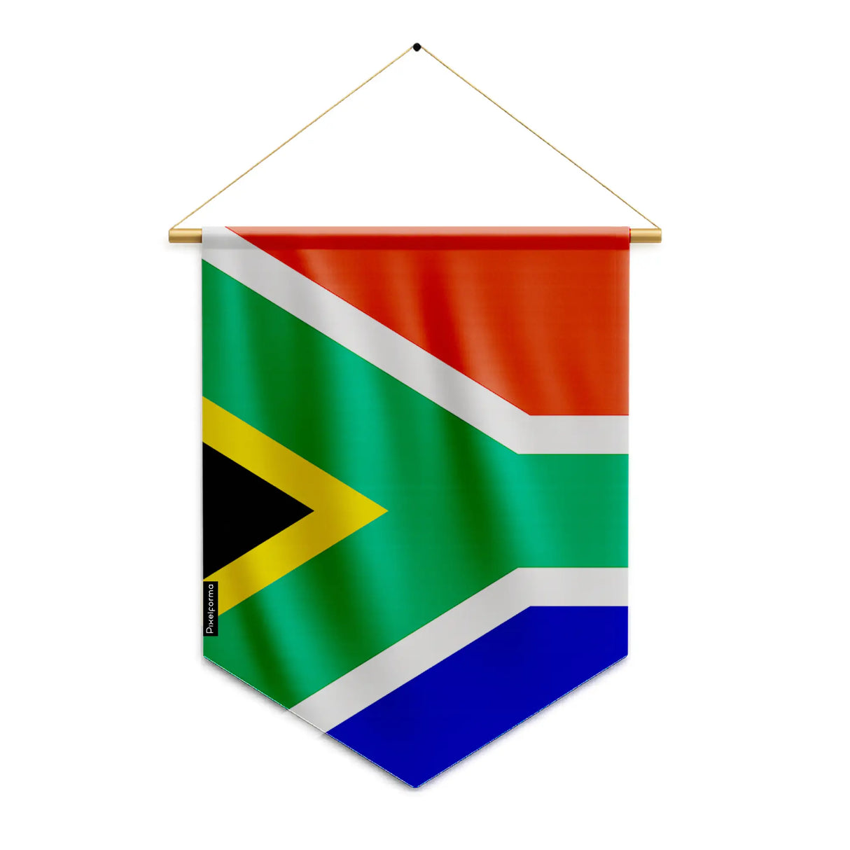 Fanion drapeau afrique du sud polyester à suspendre résistant