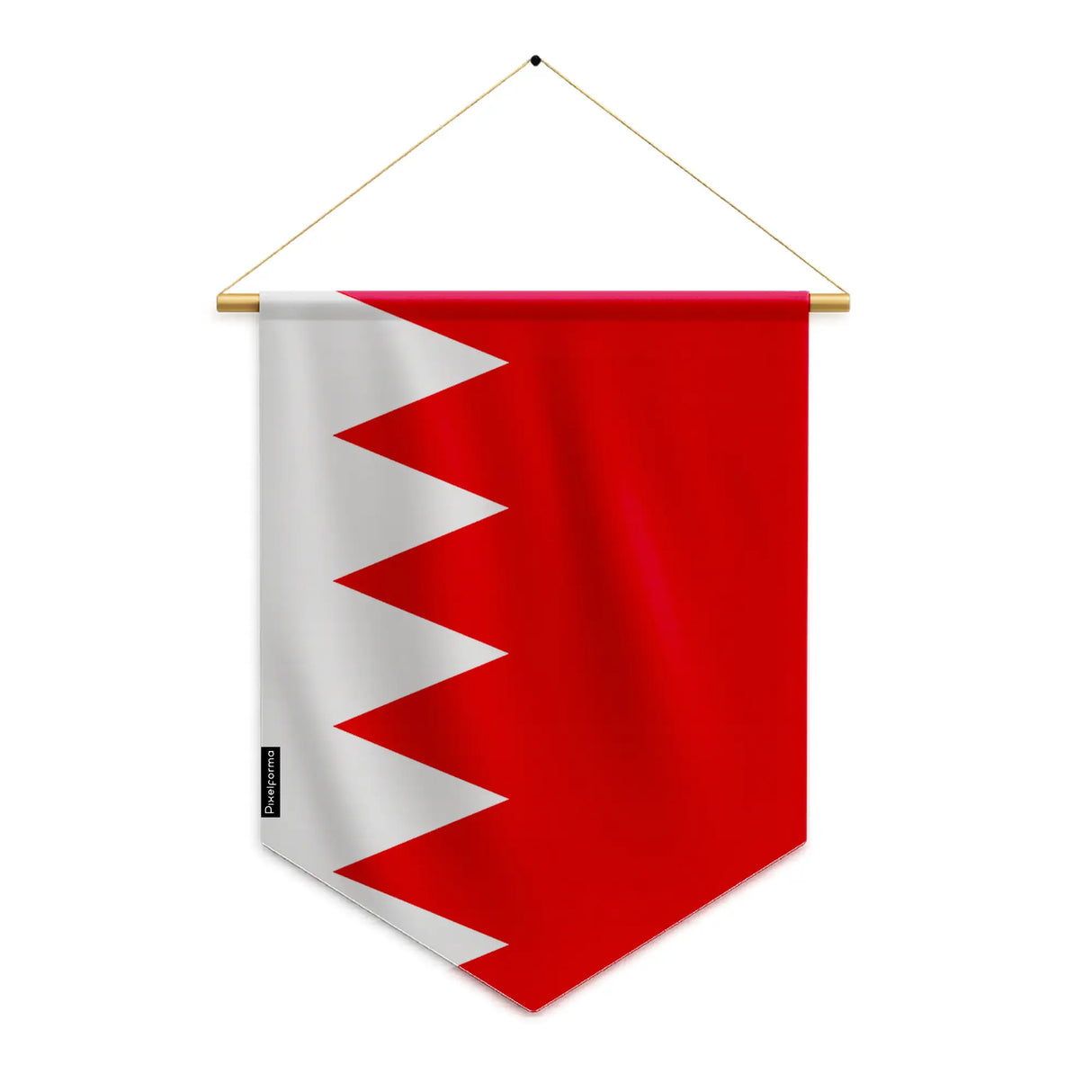 Fanion drapeau bahreïn polyester à suspendre résistant