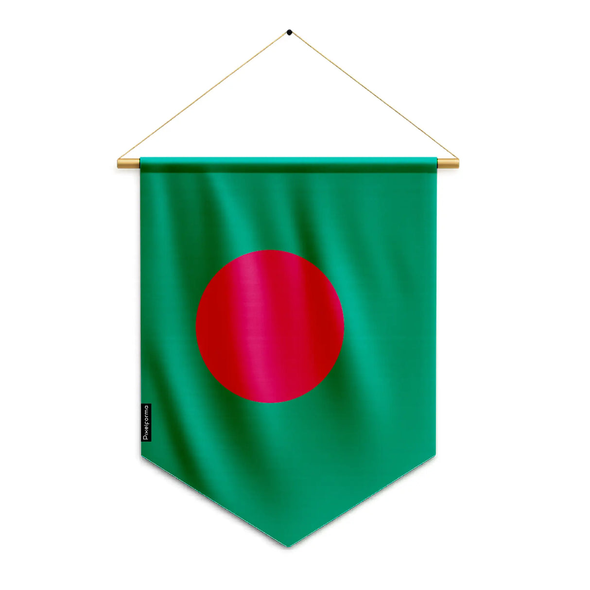 Fanion drapeau bangladesh polyester à suspendre résistant