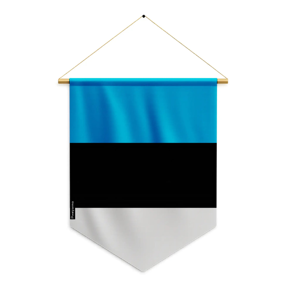 Fanion drapeau estonie polyester à suspendre résistant