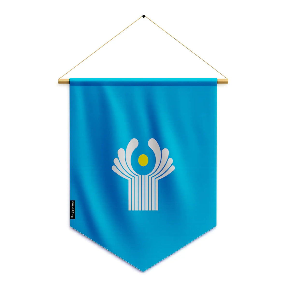 Fanion drapeau états indépendants en polyester à suspendre