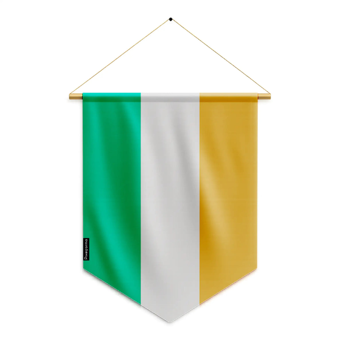 Fanion drapeau irlande polyester à suspendre qualité supérieure
