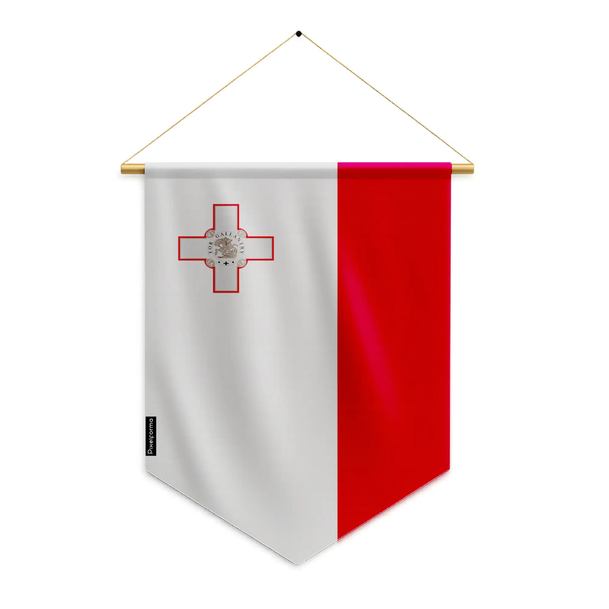 Fanion drapeau malte polyester à suspendre résistant