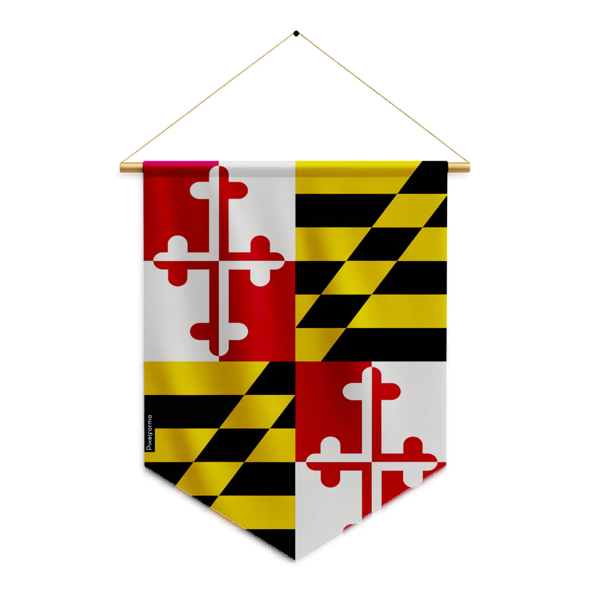 Fanion drapeau maryland en polyester à suspendre