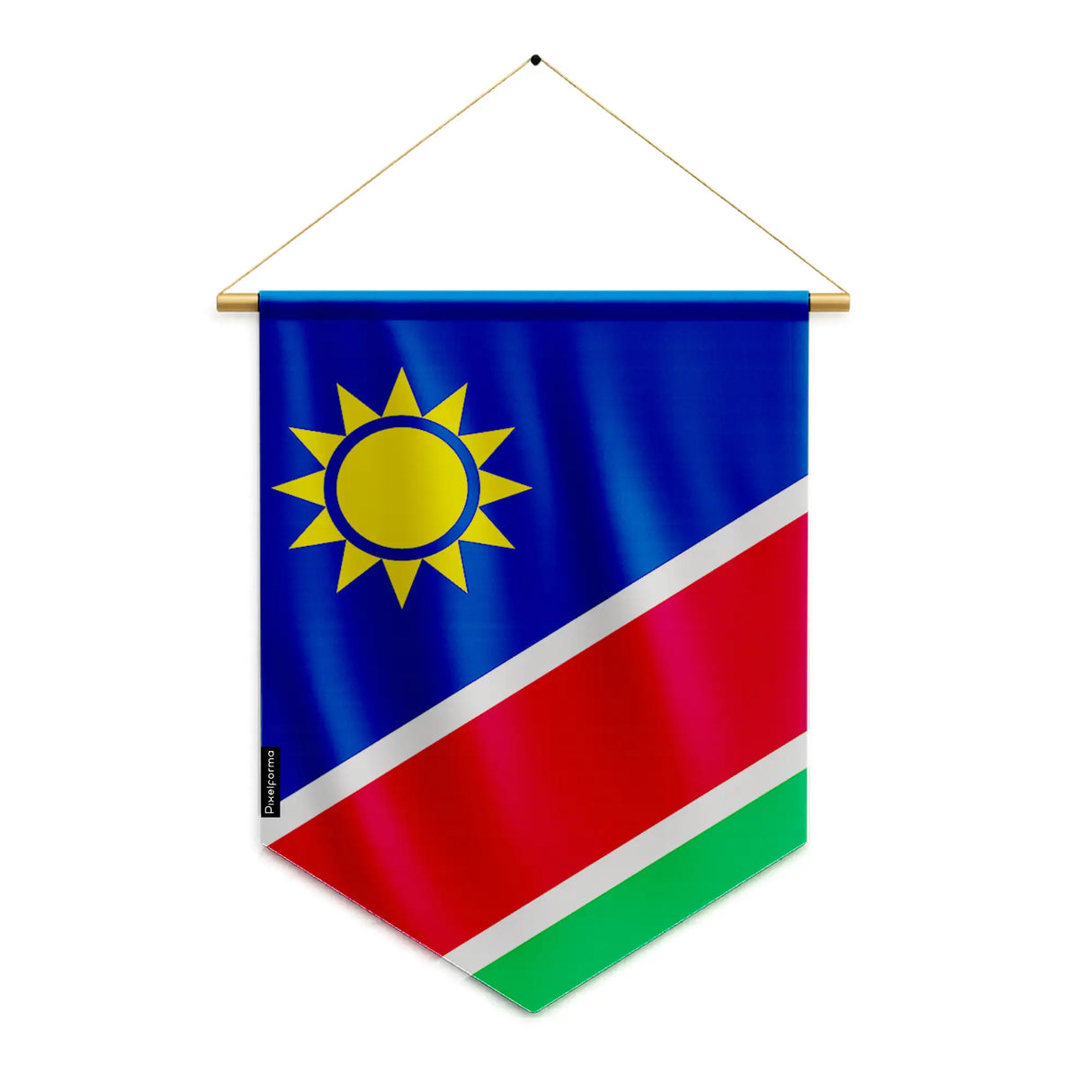 Fanion drapeau namibie polyester à suspendre résistant