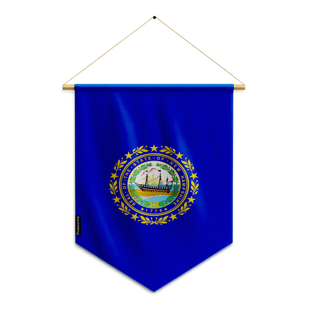 Fanion drapeau new hampshire polyester à suspendre intérieur