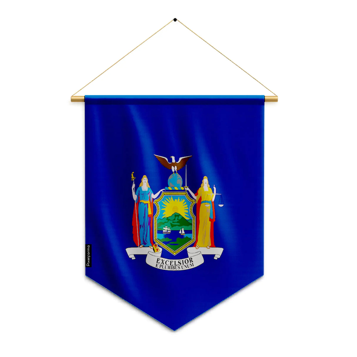 Fanion drapeau new york en polyester à suspendre