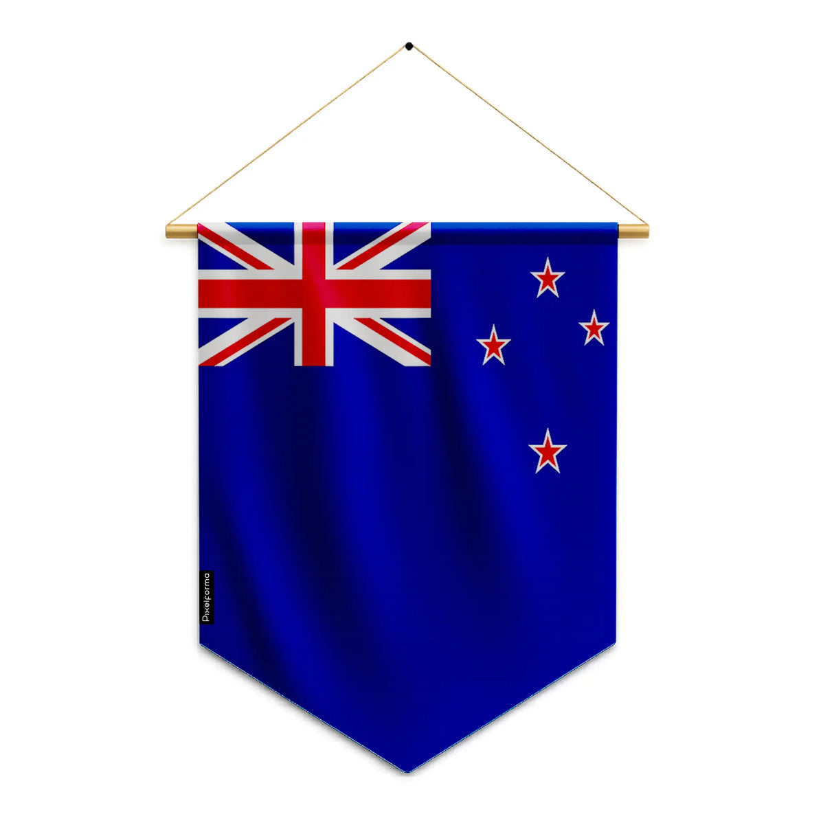 Fanion drapeau nouvelle-zélande polyester à suspendre