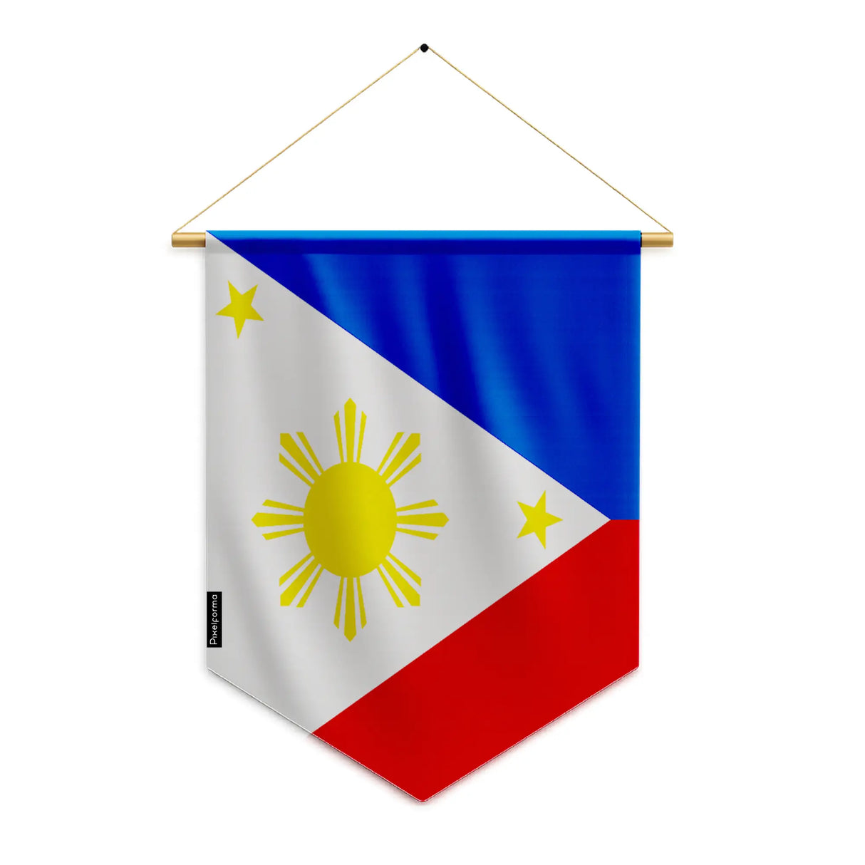 Fanion drapeau philippines polyester à suspendre durable