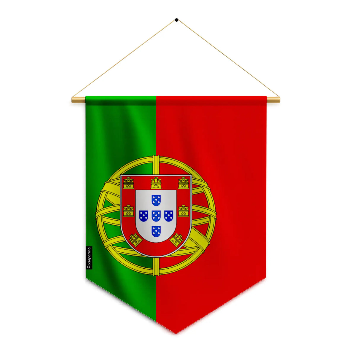 Fanion drapeau portugal polyester à suspendre qualité supérieure