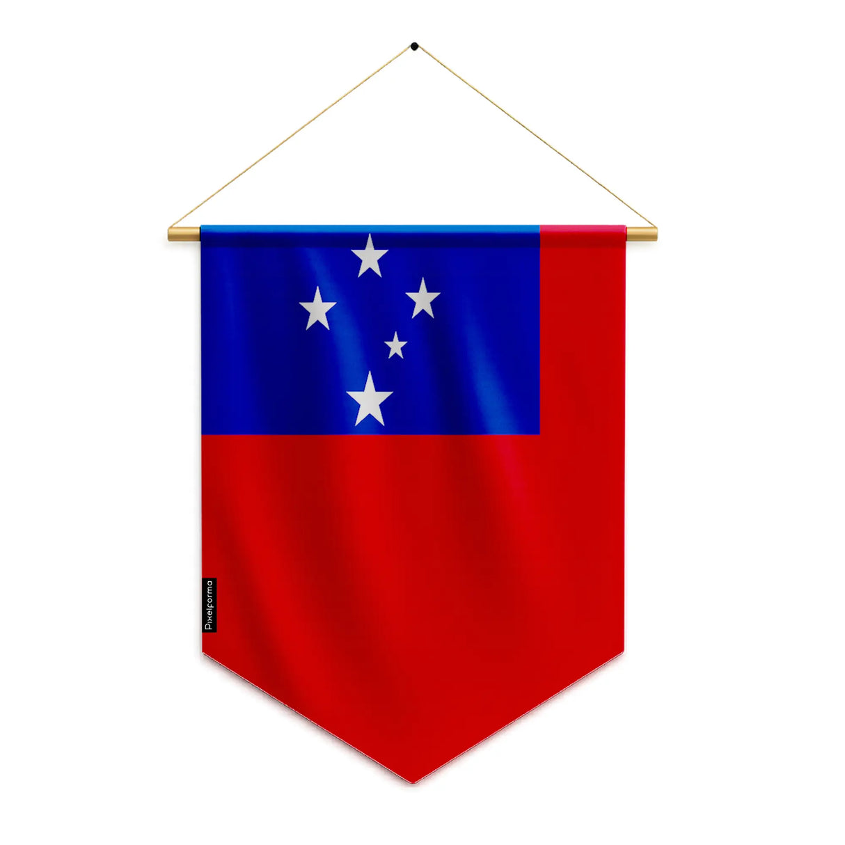 Fanion drapeau samoa polyester à suspendre usage extérieur