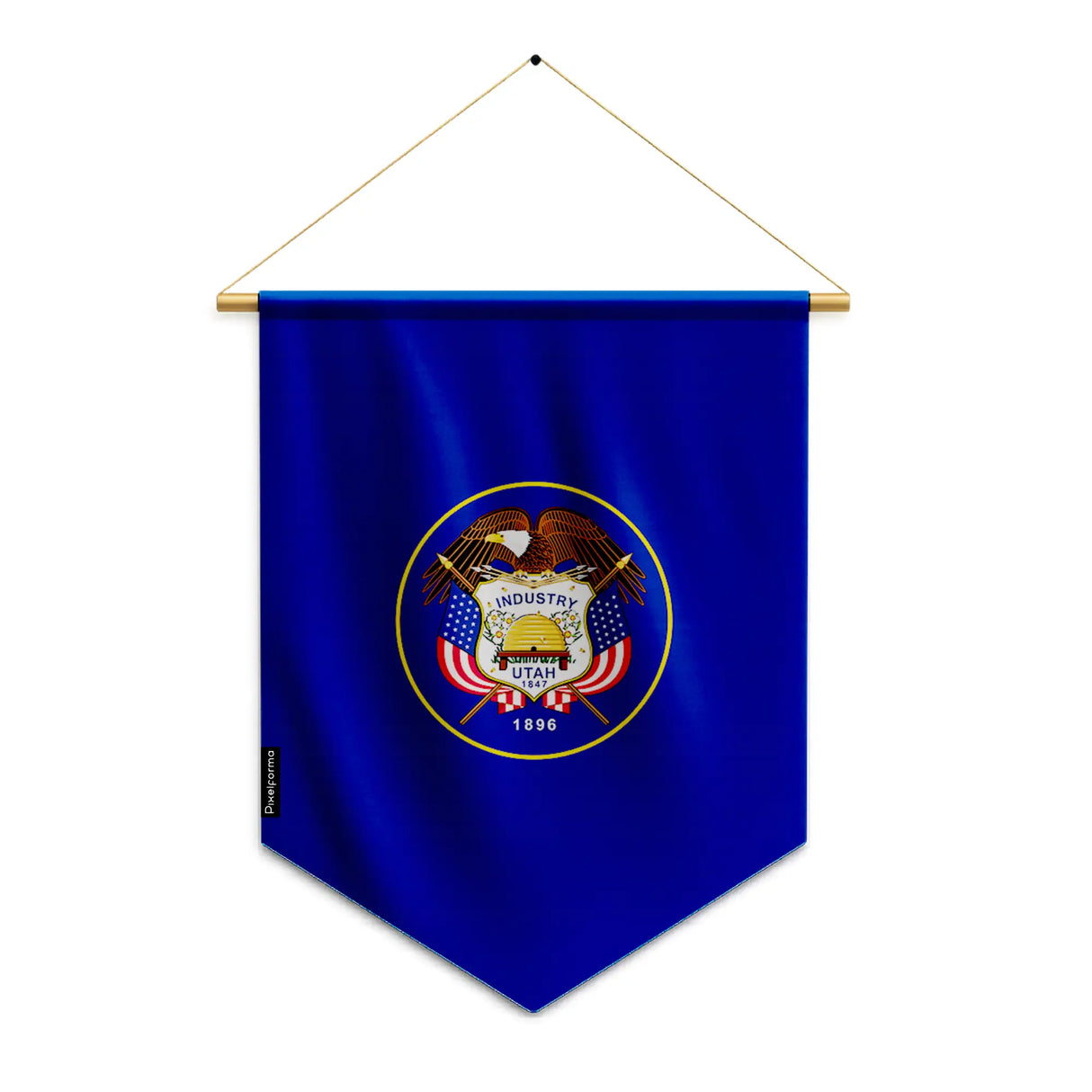 Fanion drapeau utah polyester à suspendre déco intérieur
