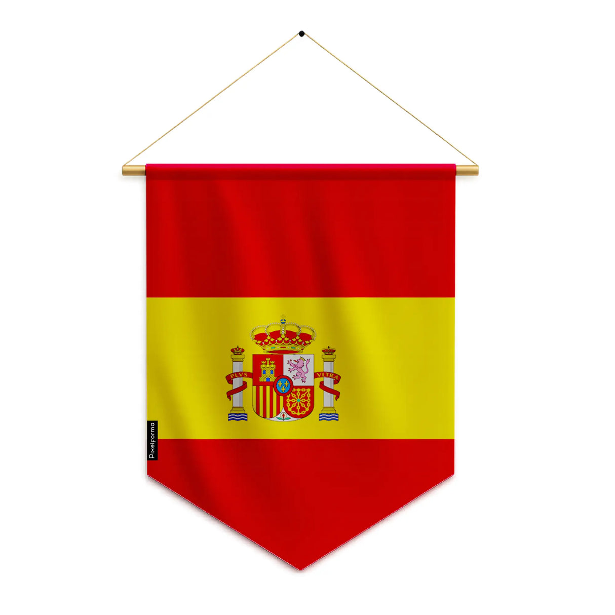 Fanion espagne en polyester résistant à suspendre