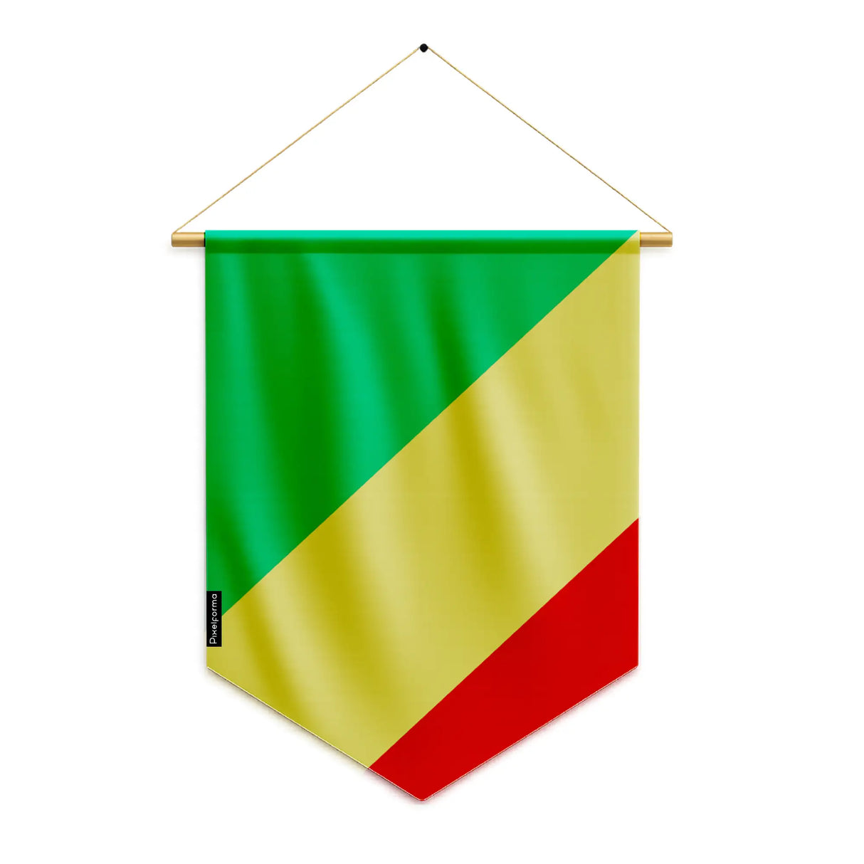 Fanion république du congo polyester à suspendre qualité supérieure