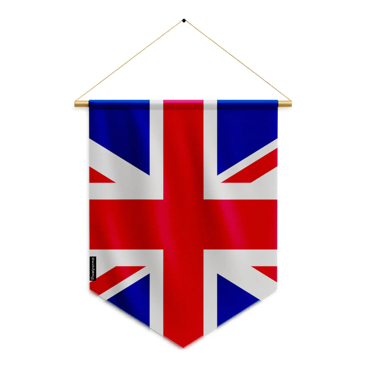Fanion royaume-uni polyester à suspendre résistance accrue