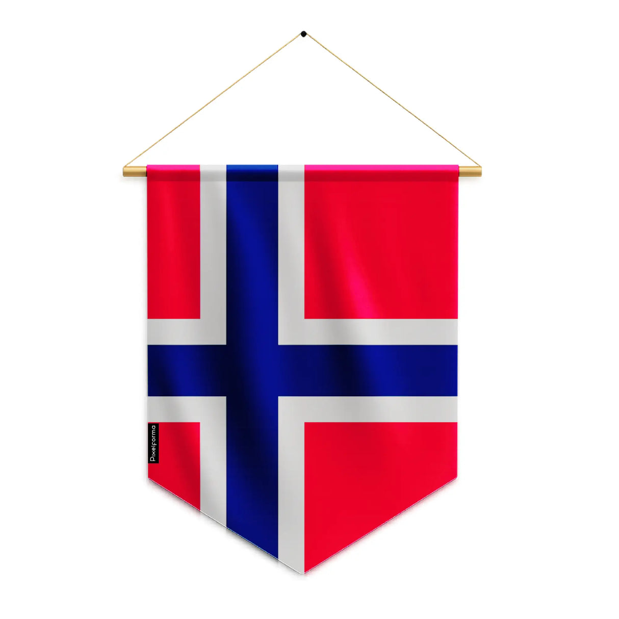 Fanion svalbard et jan mayen polyester à suspendre résistant