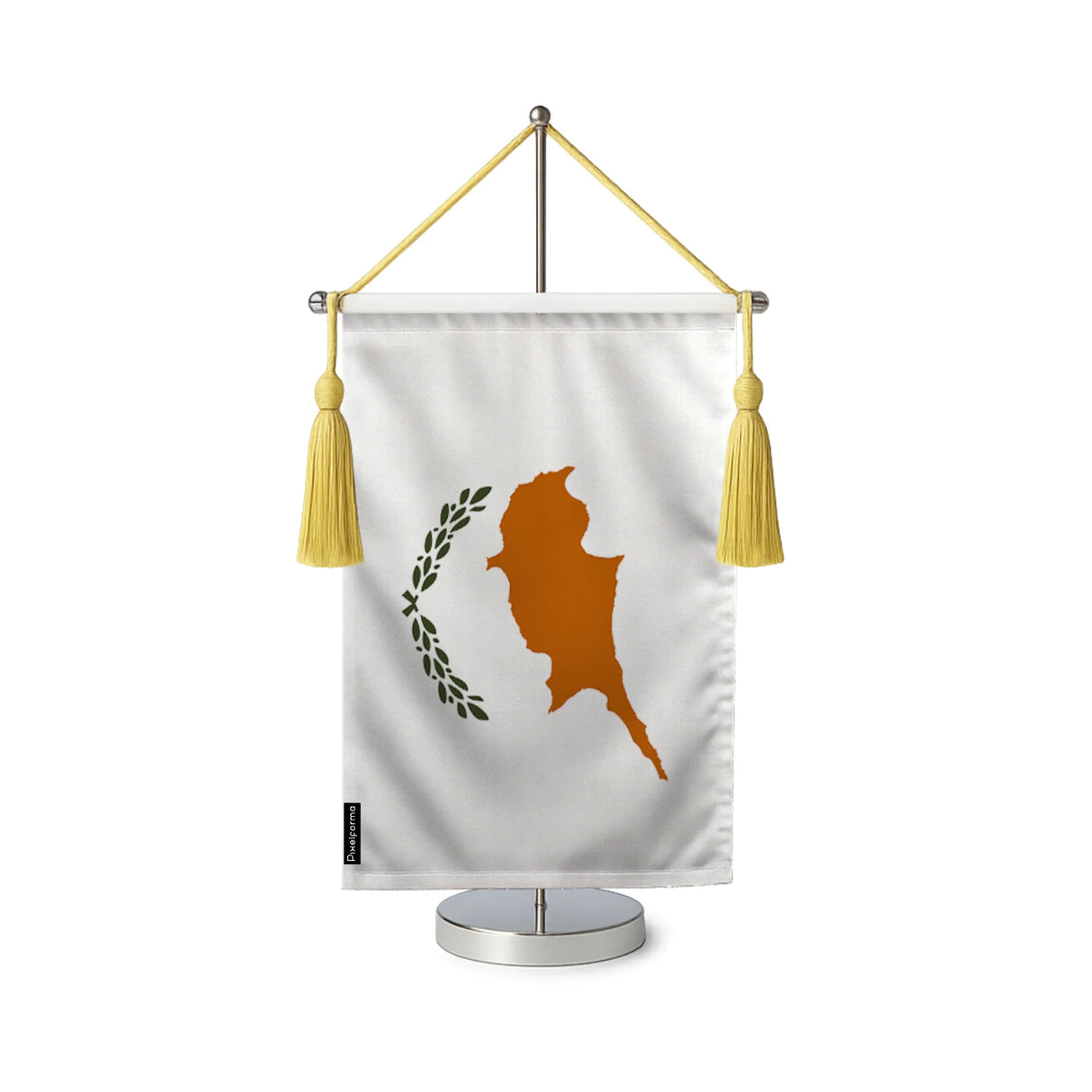 Fanion table drapeau chypre en polyester