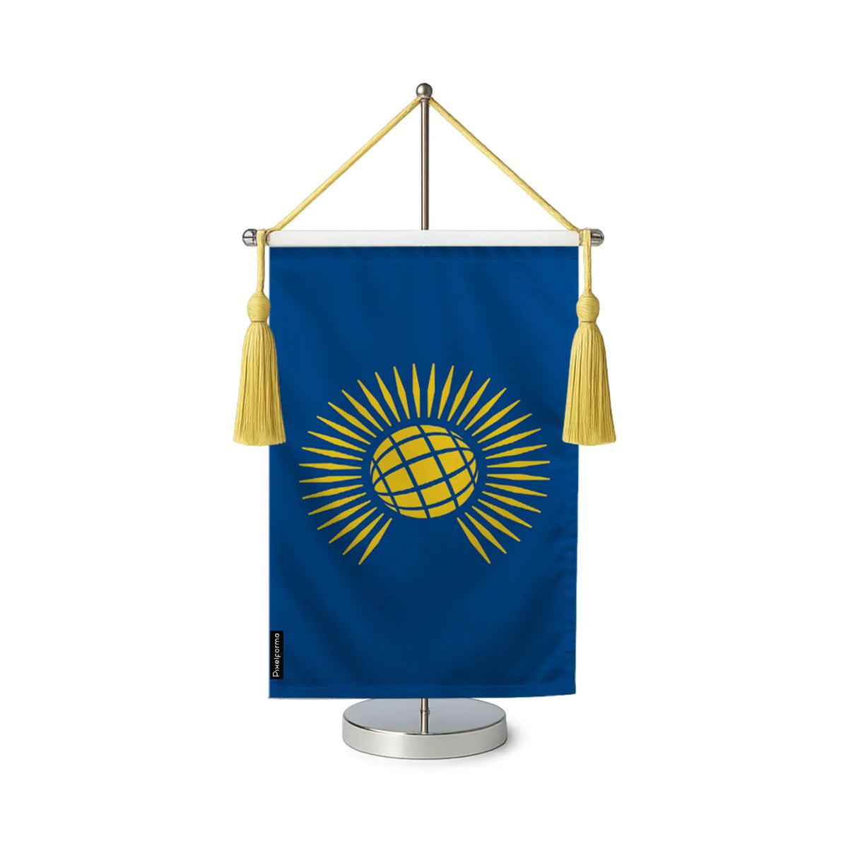 Fanion table drapeau commonwealth en polyester