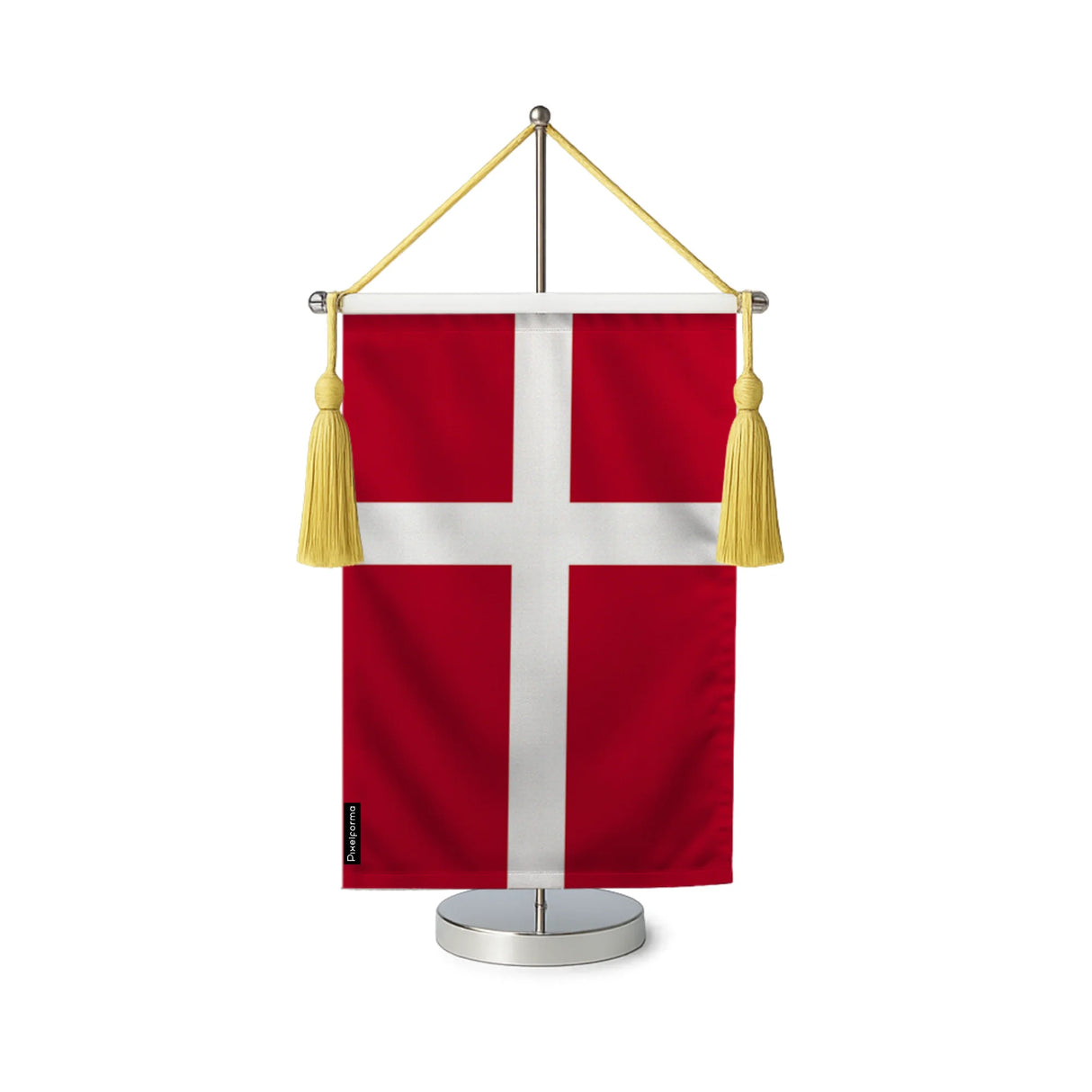 Fanion table drapeau danemark en polyester