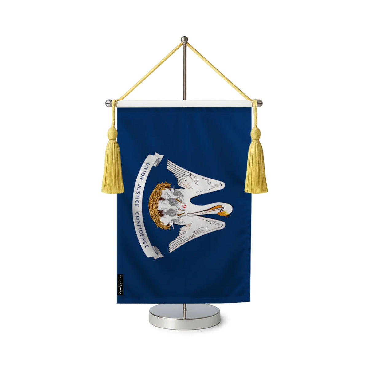 Fanion table drapeau louisiane en polyester