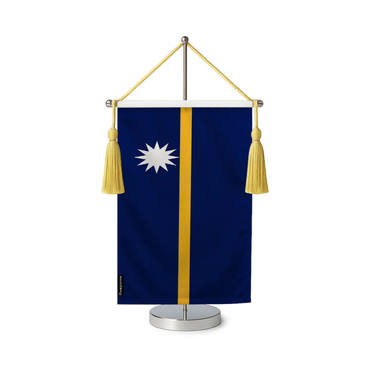Fanion table drapeau nauru en polyester