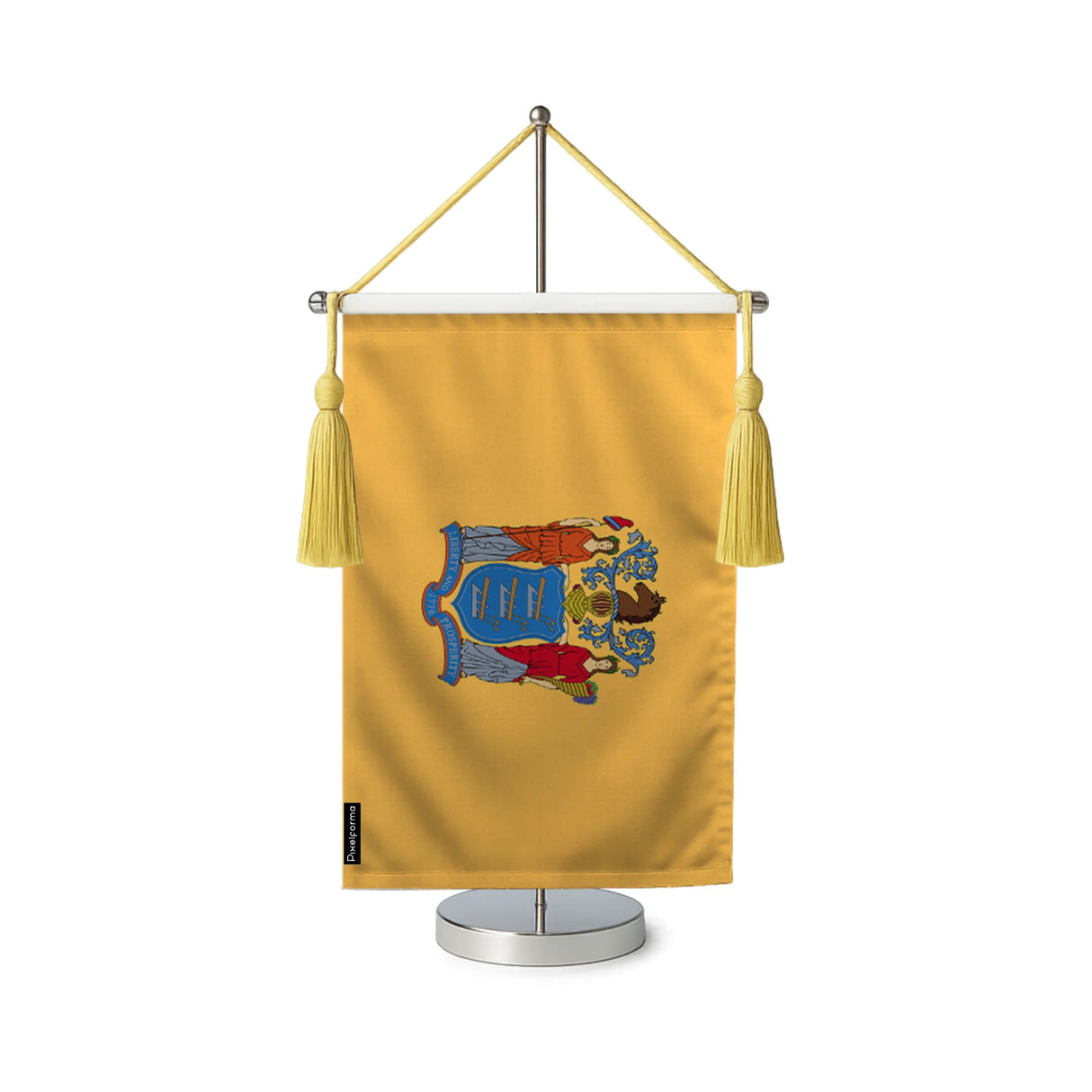 Fanion table drapeau new jersey en polyester