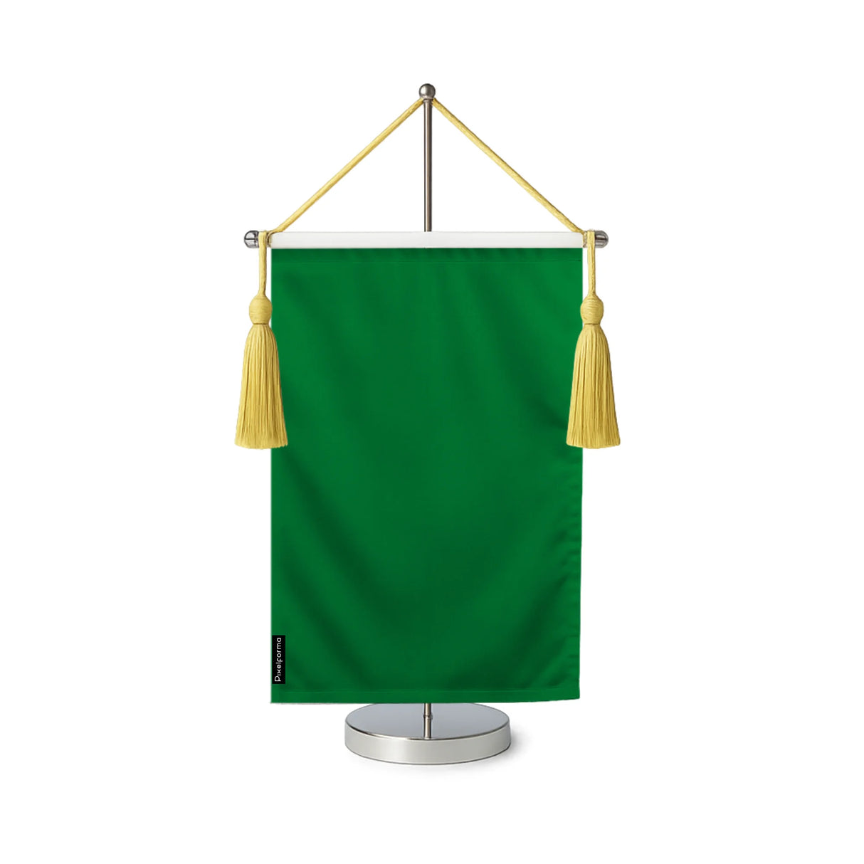 Fanion table drapeau vert foncé en polyester