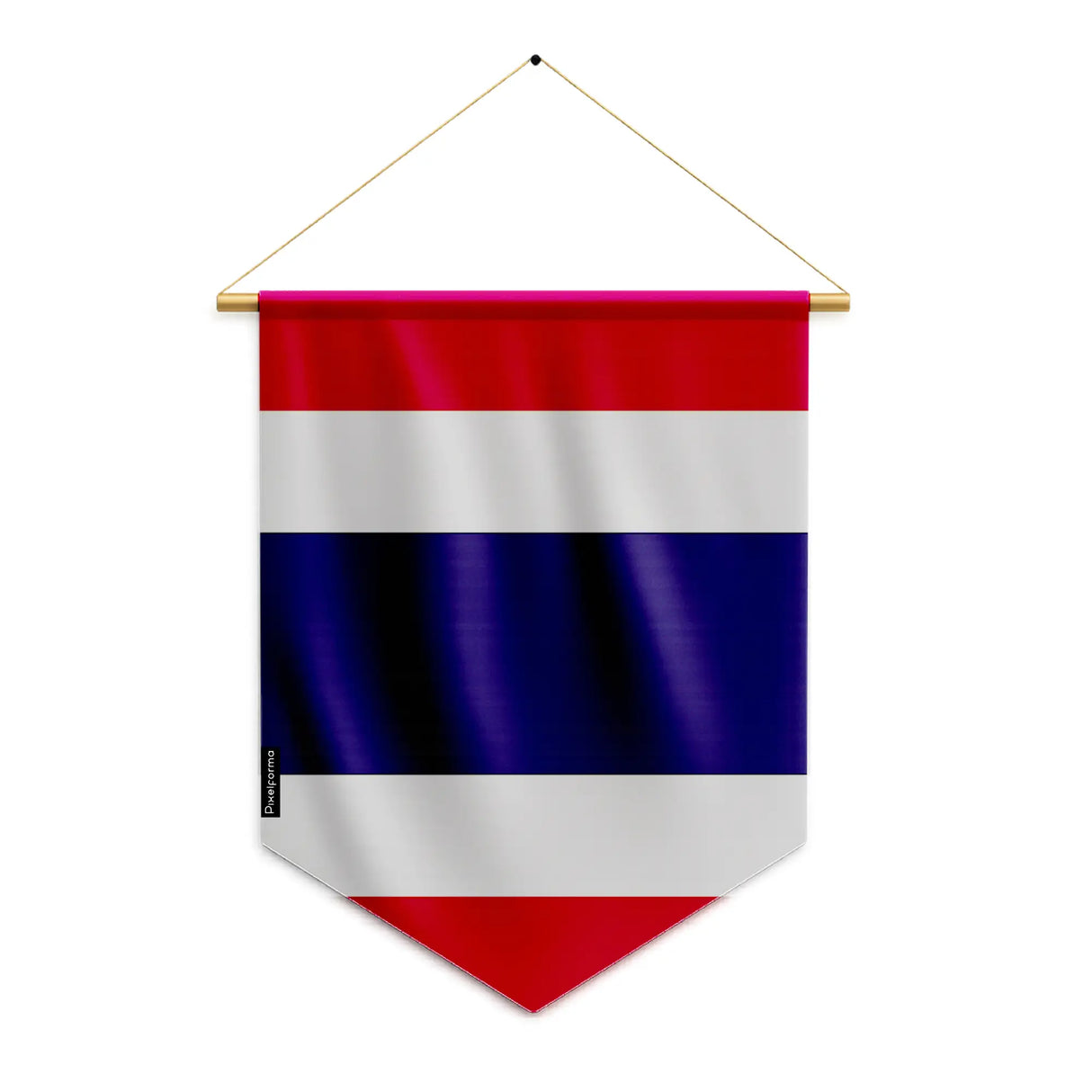 Fanion thaïlande en polyester à suspendre qualité supérieure