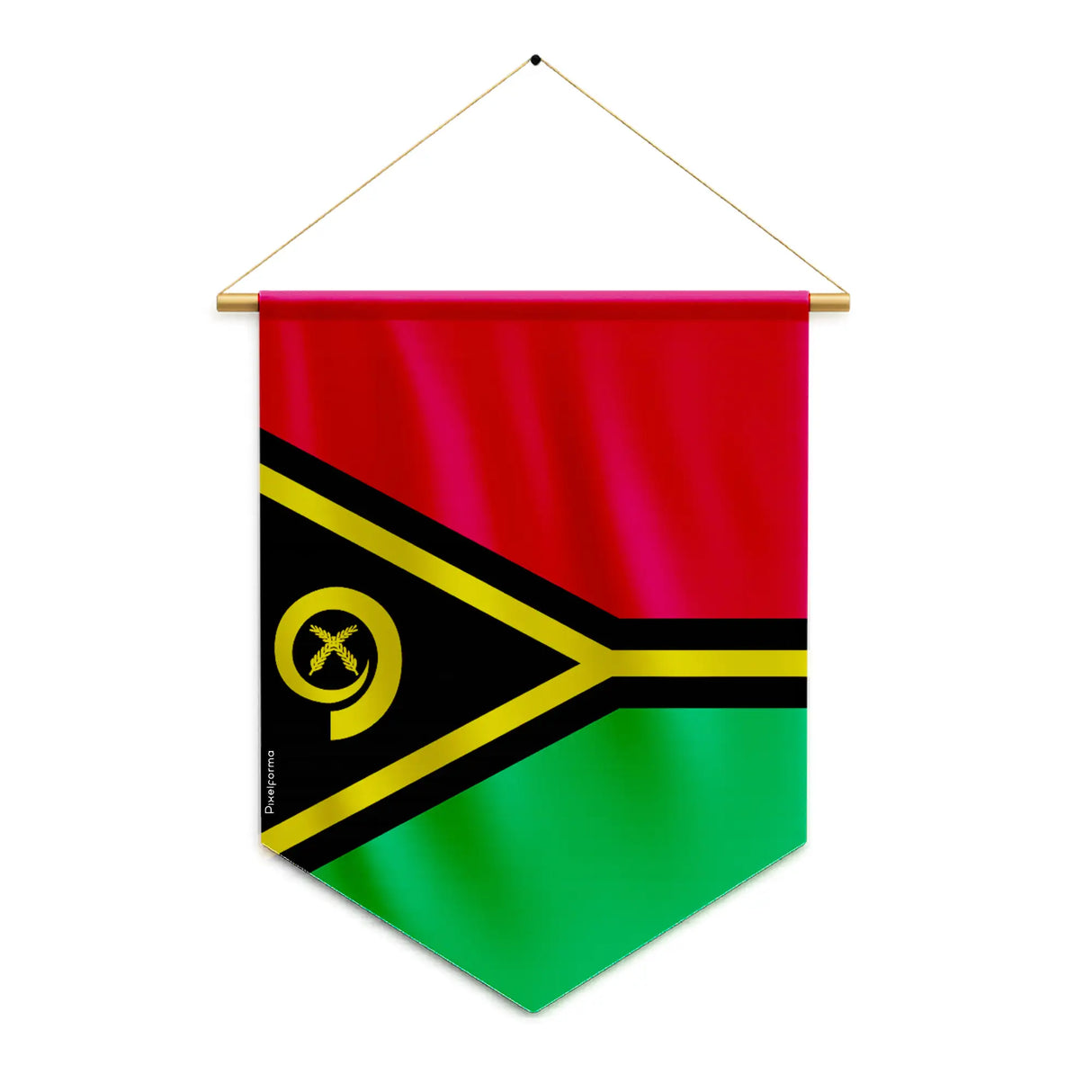 Fanion vanuatu polyester à suspendre résistance usages répétés