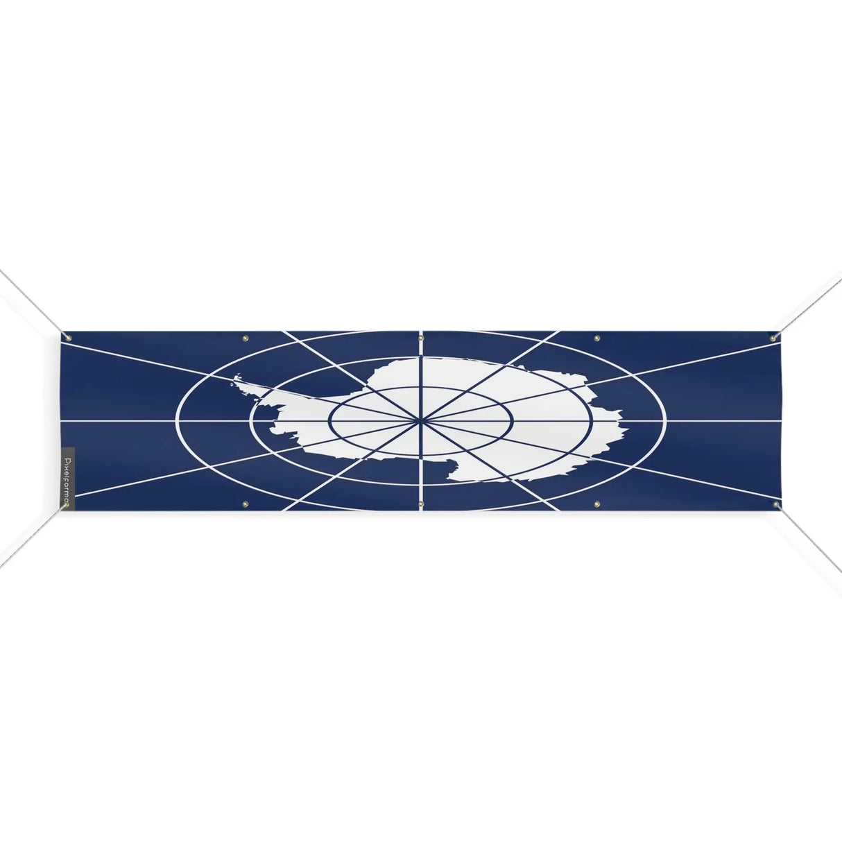 Grand drapeau antarctique officiel en polyester résistant