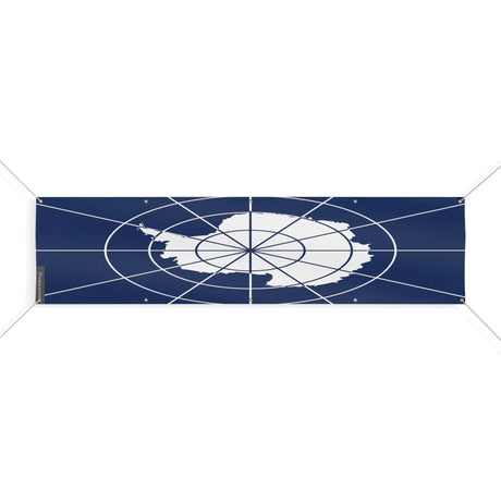 Grand drapeau antarctique officiel en polyester résistant