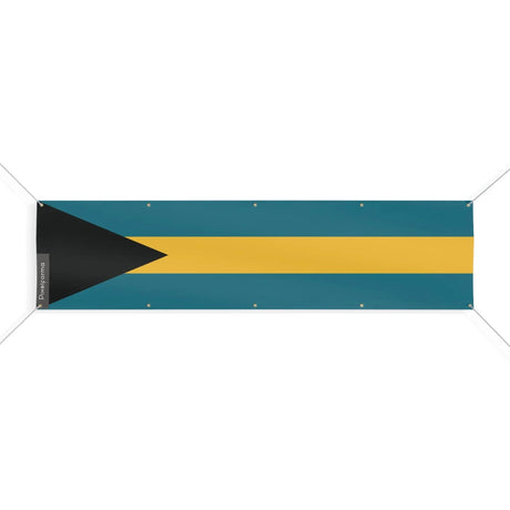 Grand drapeau bahamas polyester résistant dix œillets
