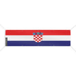 Grand drapeau croatie polyester résistant aux intempéries