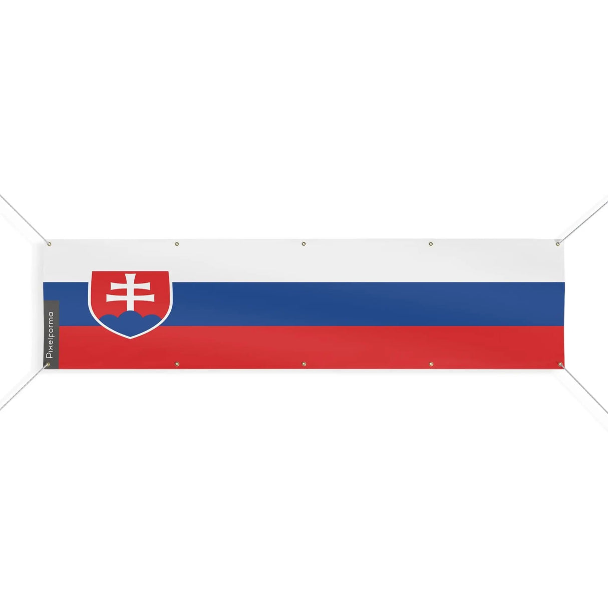 Grand drapeau slovaquie en polyester résistant aux intempéries