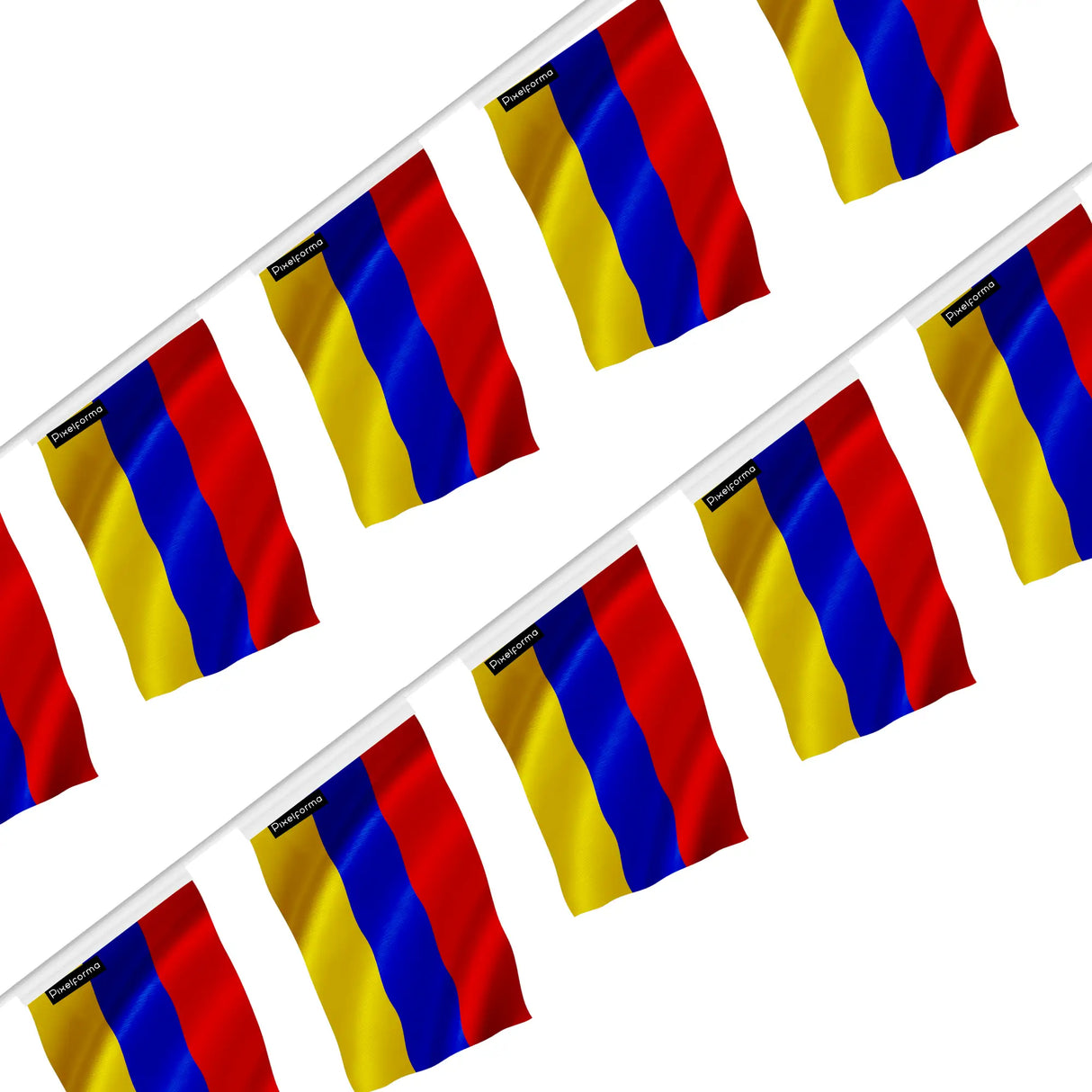 Guirlande drapeau arménie en polyester à accrocher