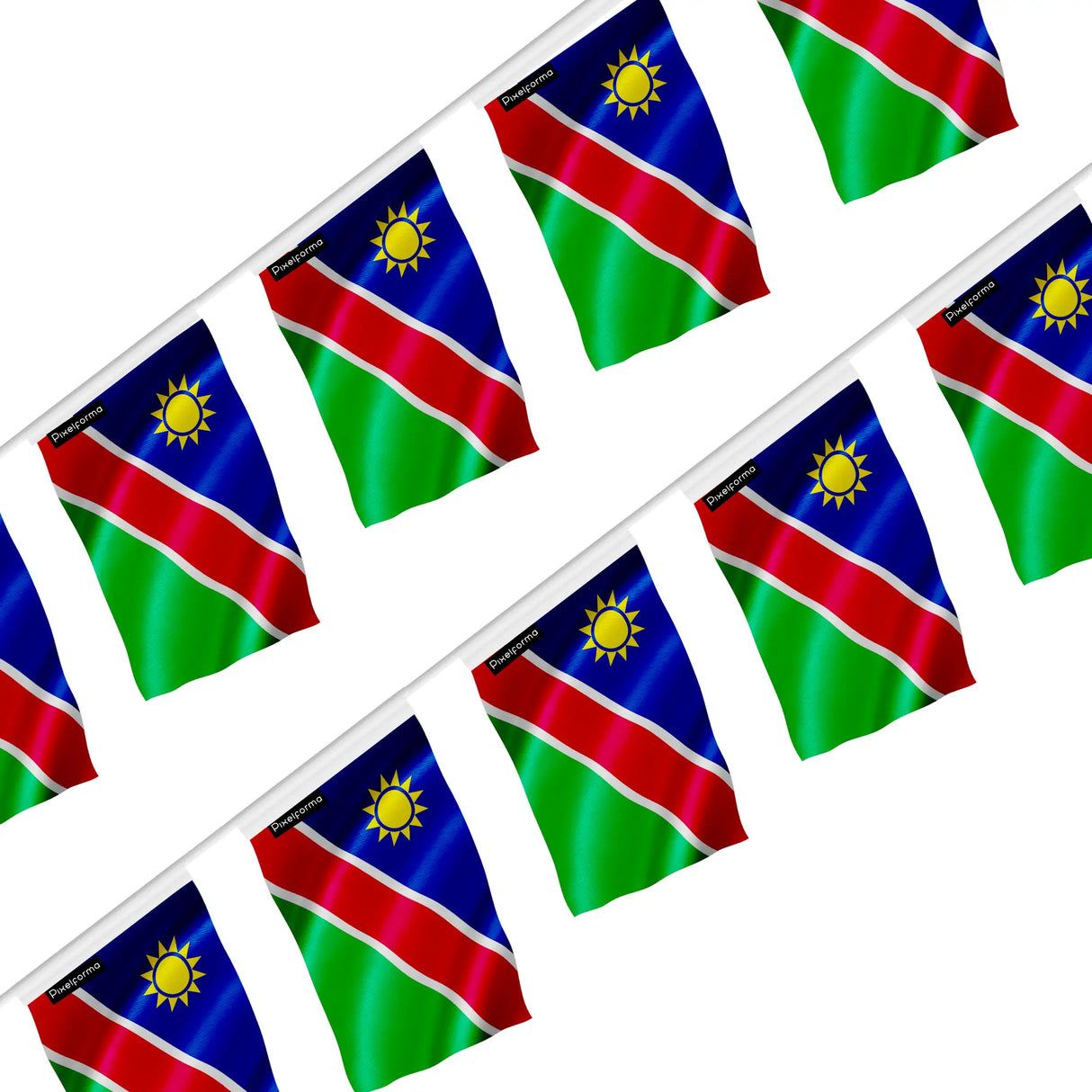 Guirlande drapeau namibie en polyester à suspendre